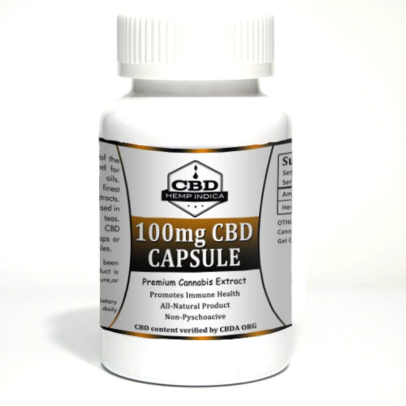 Cbg Capsules Broad Spectrum 25mg 100mg Per Capsule Hempindica 2257