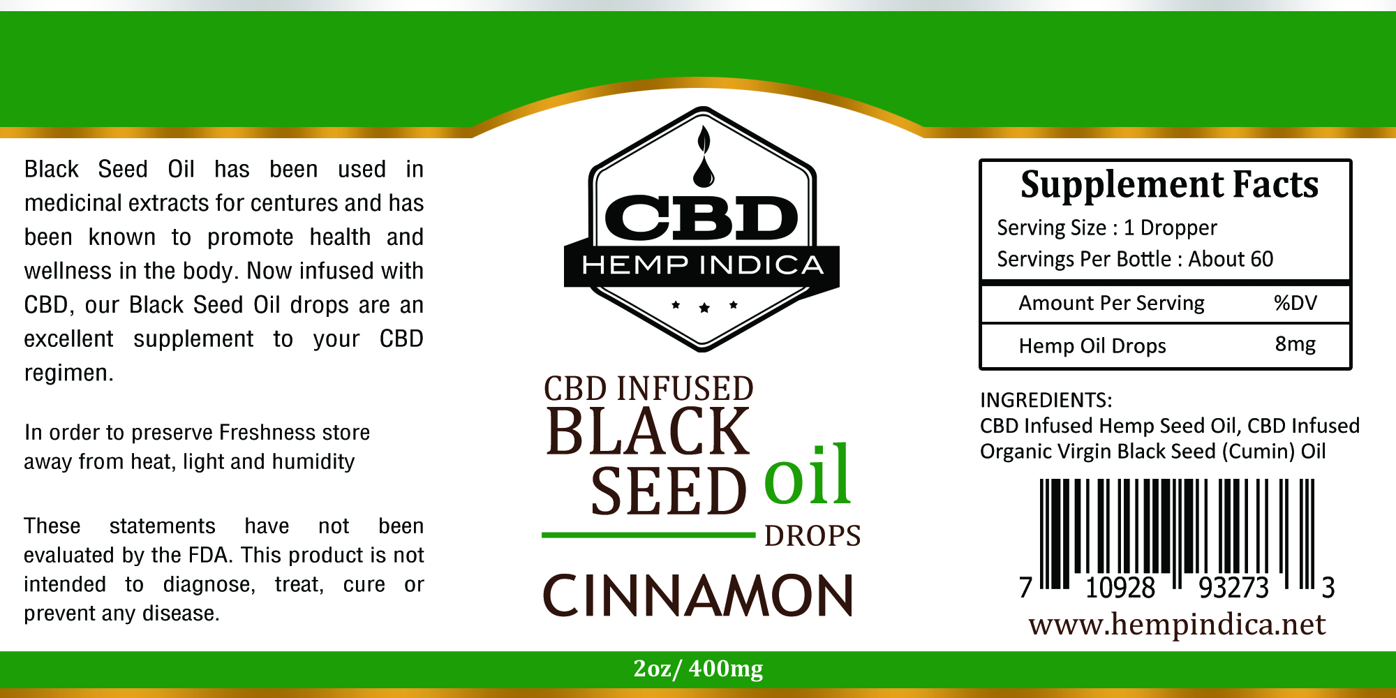 CBD Black Seed Oil