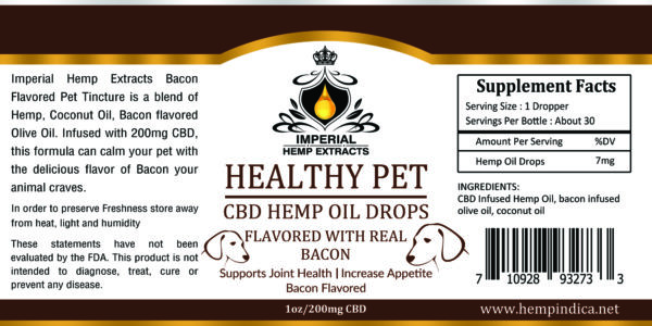 Bacon CBD Drops for Dogs