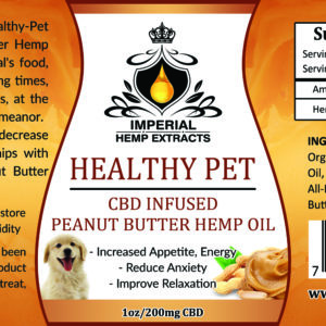 Healthy Pet CBD Peanut Butter