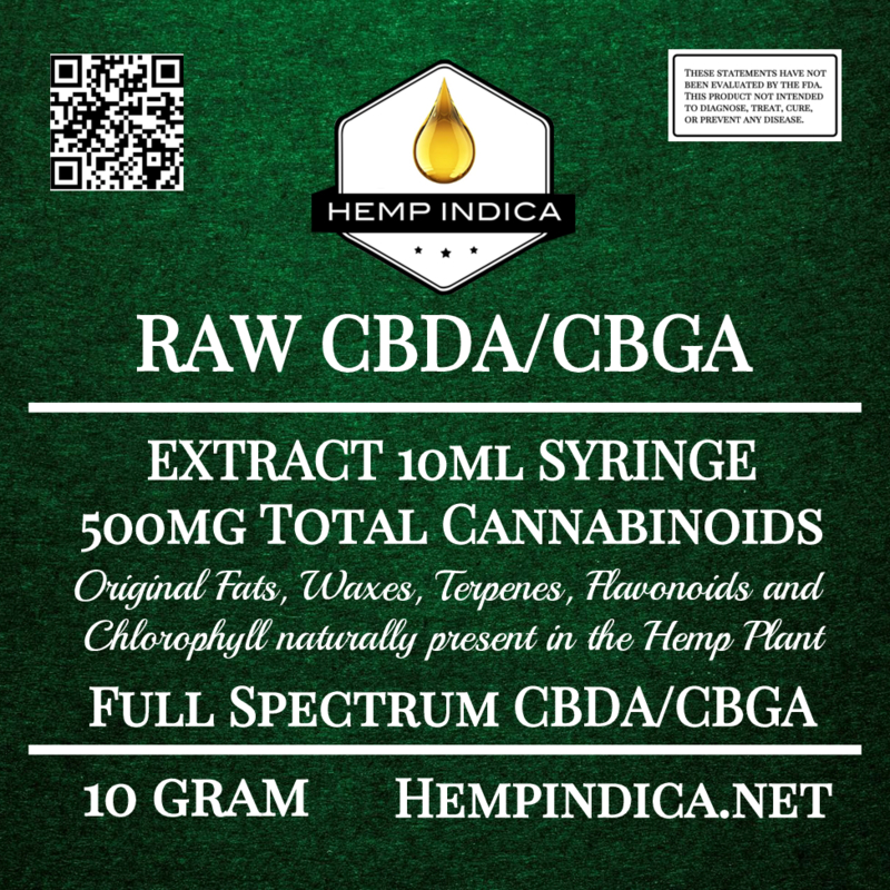 CBDA-CBGA RAW Extract
