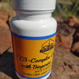 C3-Complex with Bioperine Water Soluble CBD Hemp Extract 30ct Bottle Wholesale-White Label- 20 bottles order